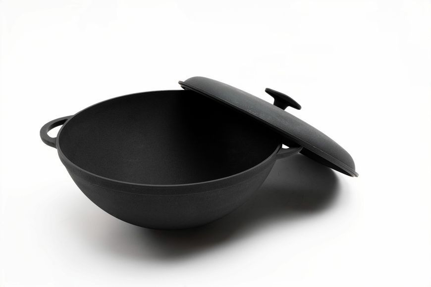 Казан-сковорода WOK 5,5 л 300&times;130 с крышкой ТМ SYTON 3013W-K фото