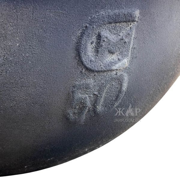 Чугунный узбекский казан 50 л Davr Metall с крышкой из нержавеющей стали DM50-N фото