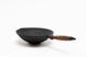 Сковорода чавунна WOK 26&times;8 см з дерев&rsquo;яною ручкою ТМ SYTON 2680W-H фото 3