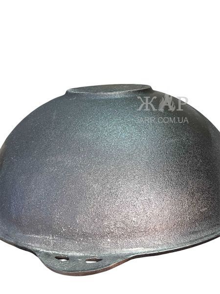 Казан чавунний узбецький 6 л WOK Davr Metall з алюмінієвою кришкою DM6-4 фото