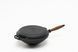 Сковорода чавунна WOK 26&times;8 з кришкою-сковородою та дерев&rsquo;яною ручкою ТМ SYTON 2680WH-KS фото 1