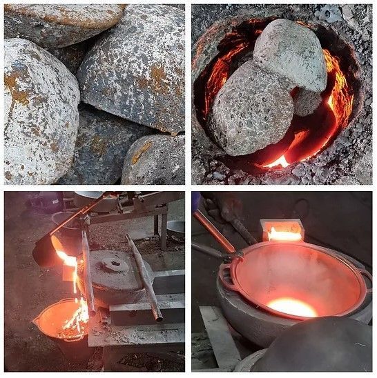 Казан чугунный узбекский 15 л WOK "Maysternya" с алюминиевой крышкой V15C2 фото
