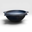 Казан чавунний узбецький 10 л WOK Davr Metall з кришкою-сковородою