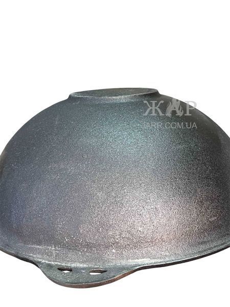 Казан чугунный узбекский 10 л WOK Davr Metall с крышкой-сковородой DM10-2 фото