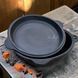Казан чугунный узбекский 10 л WOK Davr Metall с крышкой-сковородой DM10-2 фото 13
