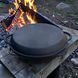 Казан чавунний узбецький 12 л WOK Davr Metall з кришкою-сковородою DM12-2 фото 7